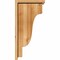 Ekena Millwork Newport Rough Sawn Corbel w/Backplate, Western Red Cedar, 8"W x 12"D x 24"H COR08X12X24NEW01RWR - alternate 2
